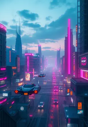 futurystyczne miasto