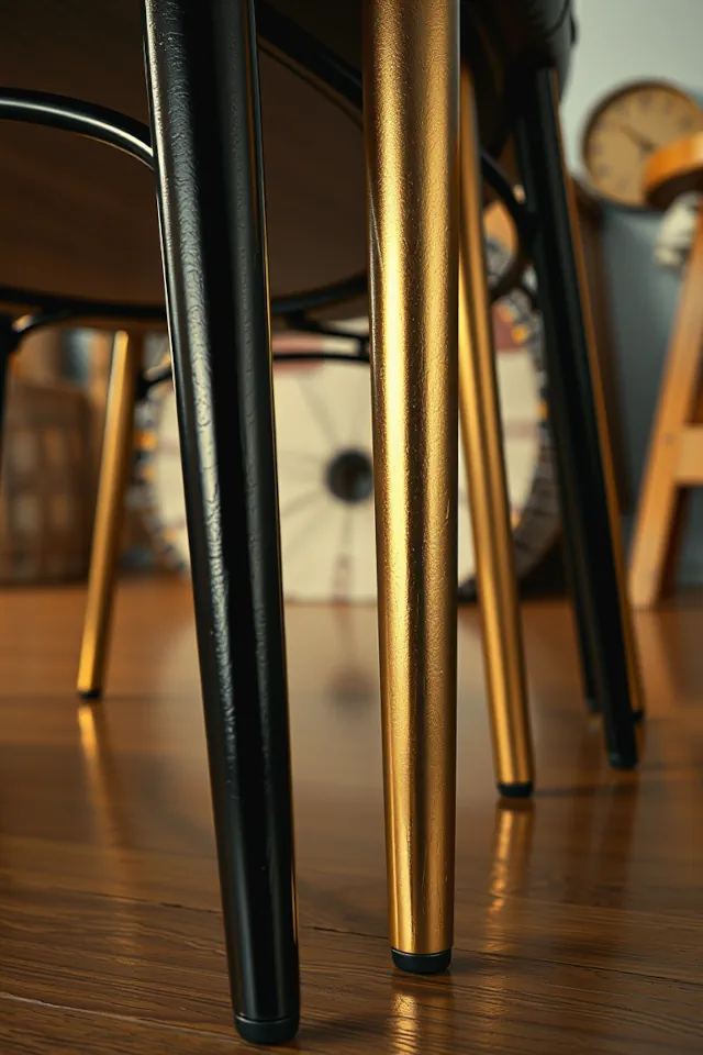 Wizualizacja nóżki stalowej przy pomocy sztucznej inteligencji