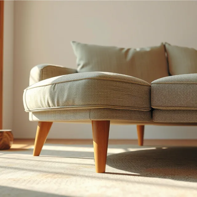 Wizualizacja drewianej nóżki meblowej przy pomocy sztucznej inteligencji